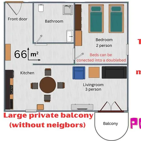 Apartamento Lilou - 3 Pools, Spa, Gym, Playgrounds