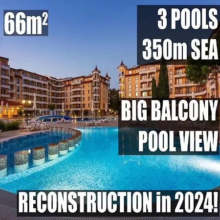 Apartament Lilou - 3 Pools, Spa, Gym, Playgrounds *